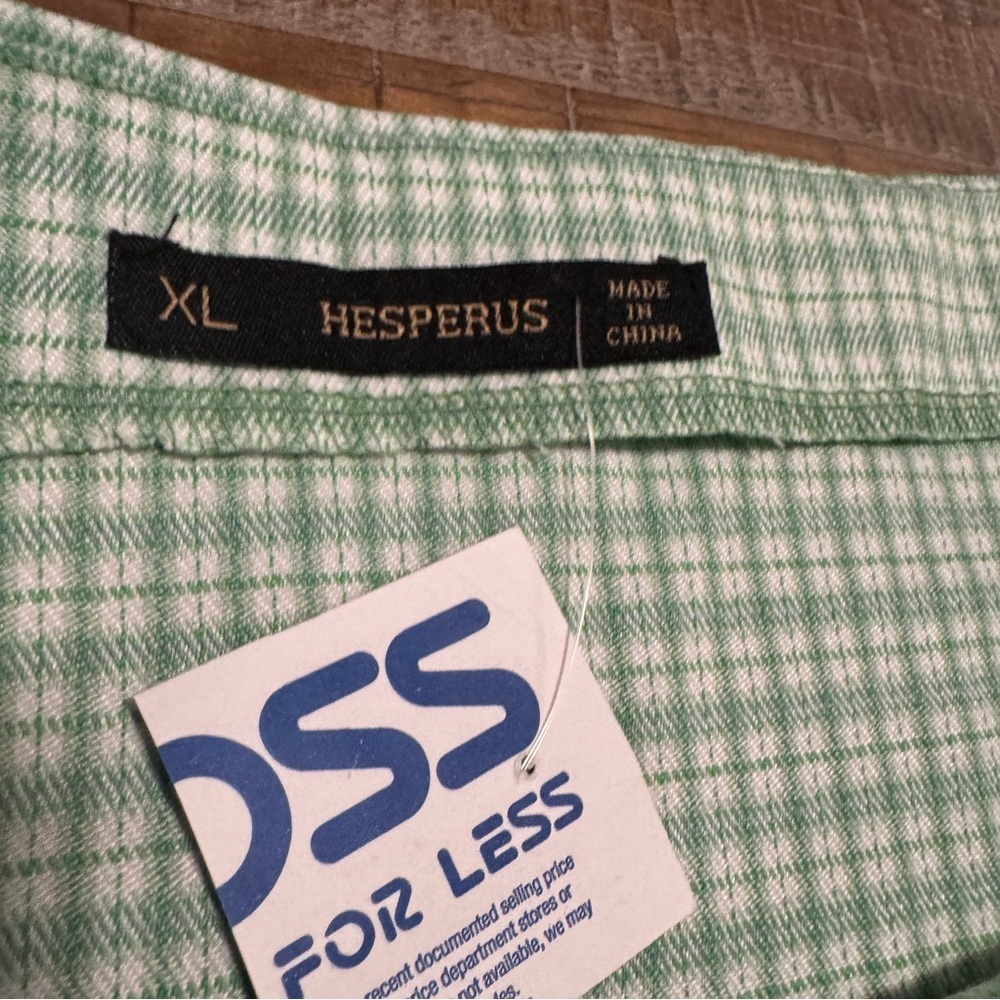 Hesperus XL Green and White Skirt Juniors 14 - Picture 7 of 9